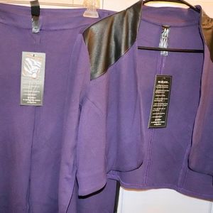 MarlaWynne Tuxedo Stripe Bolero and Pants